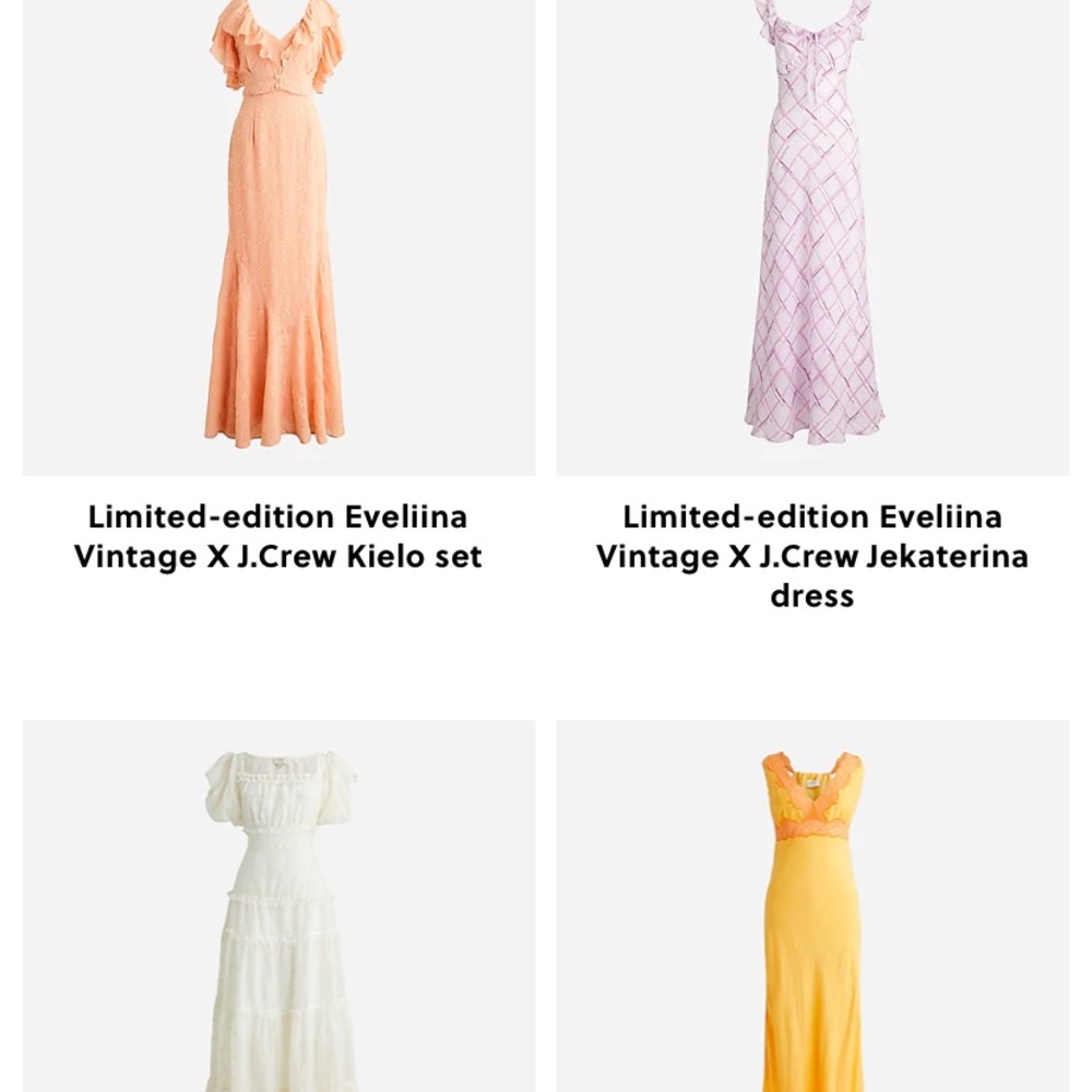 ISO Anything J.Crew X Eveliina Vintage Collaboration